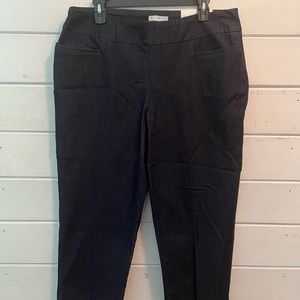 Dark Blue Denim Cato Crop Jeans